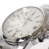 Grand Seiko グランドセイコー スプリングドライブGMT SBGE209 腕時計 ステンレススチール スプリングドライブ ホワイト文字盤 メンズ【中古】【Aランク】