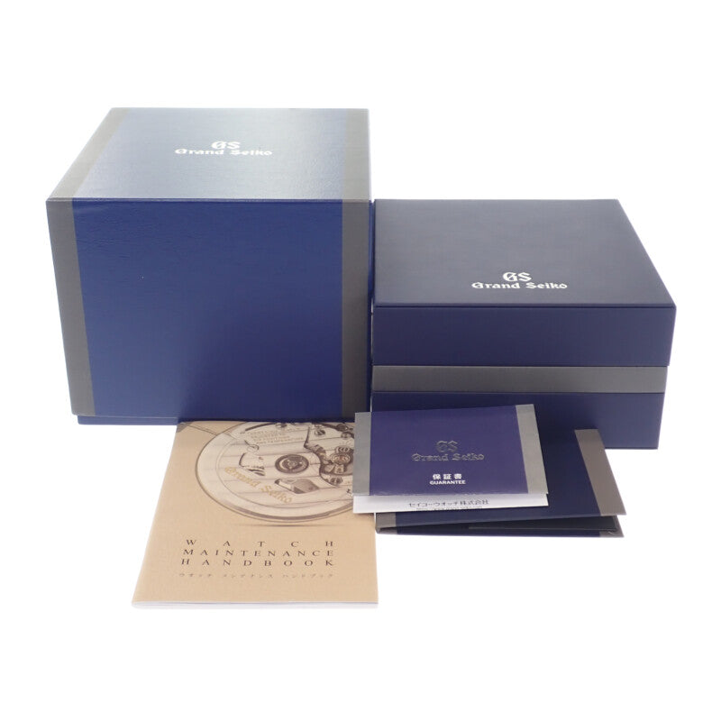 Grand Seiko グランドセイコー スプリングドライブGMT SBGE209 腕時計 ステンレススチール スプリングドライブ ホワイト文字盤 メンズ【中古】【Aランク】