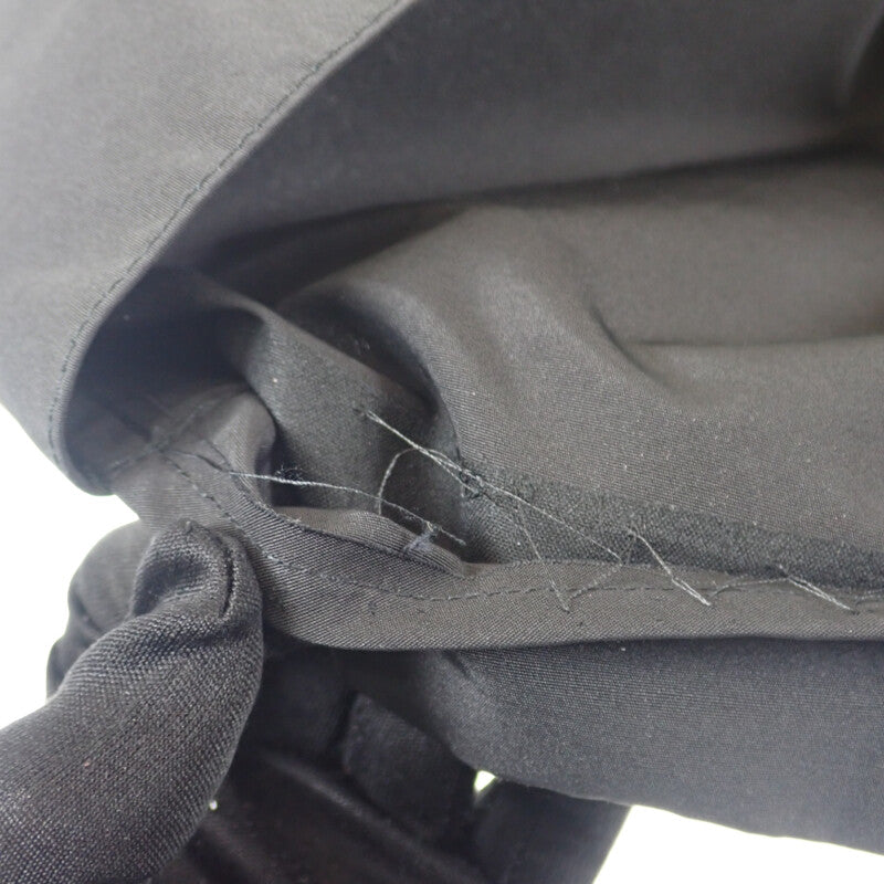 プラダ PRADA ロングコート 44 291367_S181_043 トレンチコート コットン ポリエステル ブラック メンズ レディース【中古】【ABランク】