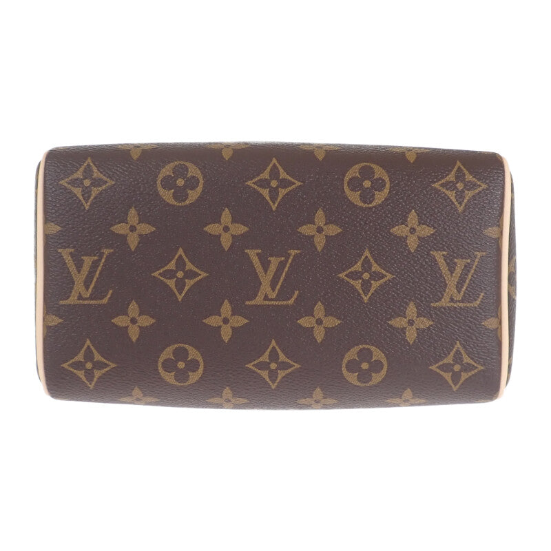 【Sランク】ルイヴィトン LOUIS VUITTON スピーディ・バンドリエール20 M46234 モノグラム 2WAYバッグ ショルダーバッグ ブラウン ファスナー レディース【ISEYA】