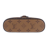 【Sランク】ルイヴィトン LOUIS VUITTON ヴァニティ チェーン ポーチ M47125 ハンドバッグ モノグラム リバース ブラウン ファスナー レディース【ISEYA】