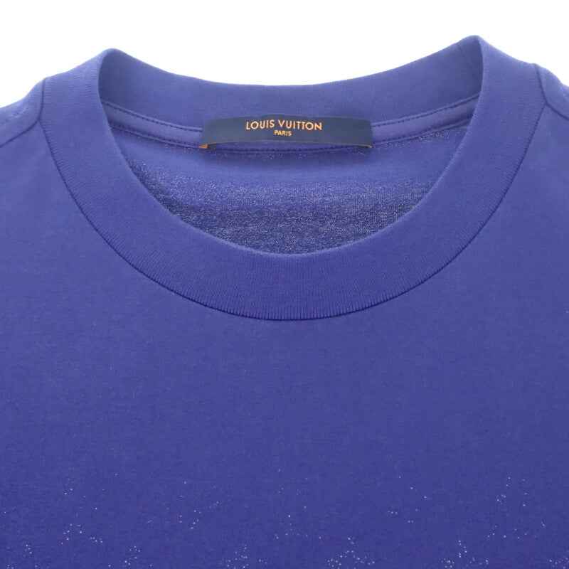ルイヴィトン LOUIS VUITTON LVSEモノグラム グラディエント M 1AA51Q 半袖Ｔシャツ コットン ブルーペトロール メンズ【中古】【Aランク】