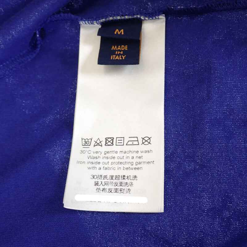 ルイヴィトン LOUIS VUITTON LVSEモノグラム グラディエント M 1AA51Q 半袖Ｔシャツ コットン ブルーペトロール メンズ【中古】【Aランク】