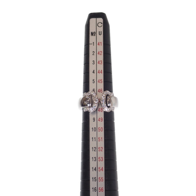 カルティエ CARTIER 2C ブークルセ 7号 B4071047 リング K18ホワイトゴールド ダイヤモンド 47 レディース【中古】【Aランク】