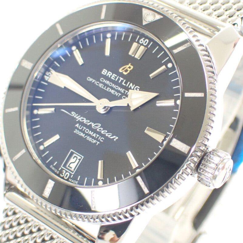 ブライトリング BREITLING スーパーオーシャン ヘリテージ B20 Automatic 42 AB2010121B1A1 腕時計 ステンレススチール 自動巻き ブラック文字盤 メンズ【中古】【Aランク】