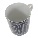 エルメス HERMES アッシュデコ ペアカップ 2客セット 食器 洋食器  マグカップ ポーセリン ブラック【中古】【Sランク】