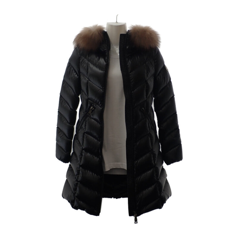 モンクレール MONCLER ロング I20931C00038_C0065 ダウンジャケット ナイロン ブラック サイズ00 レディース【中古】【Aランク】