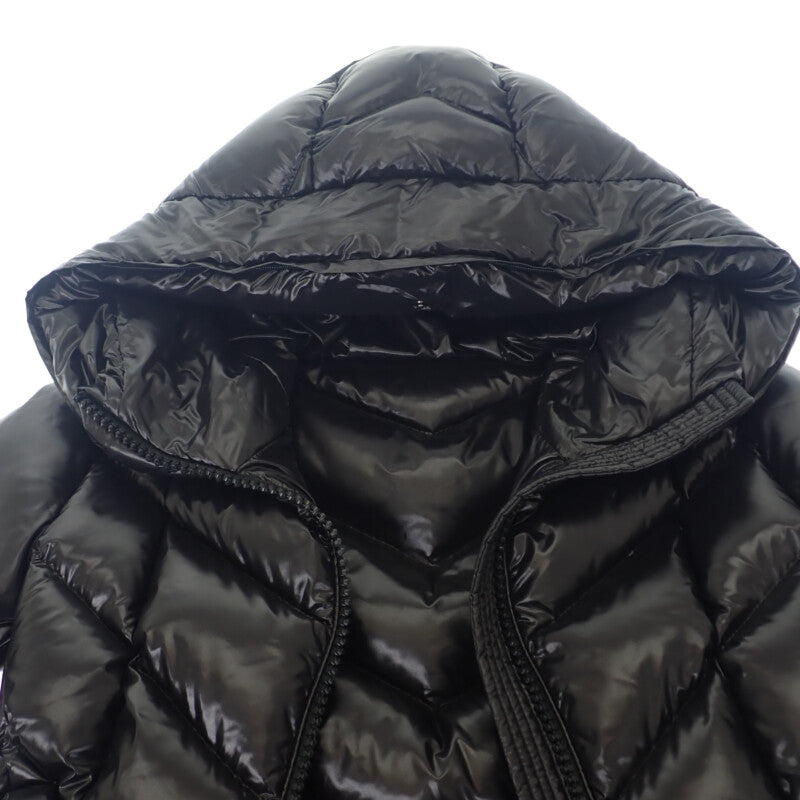 モンクレール MONCLER FULMARUS ロング I20931C00038_C0065 ダウンジャケット ナイロン フォックスファー ブラック 00 レディース【中古】【Aランク】