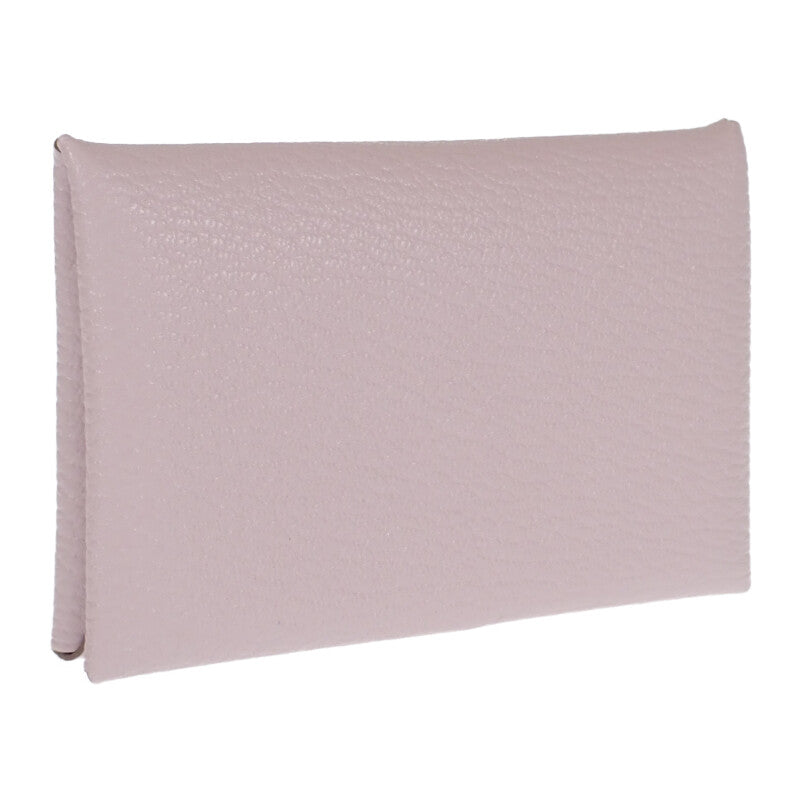 エルメス HERMES カルヴィ コインケース シェブルミゾル モーヴペール シルバー金具 メンズ レディース【中古】【SAランク】