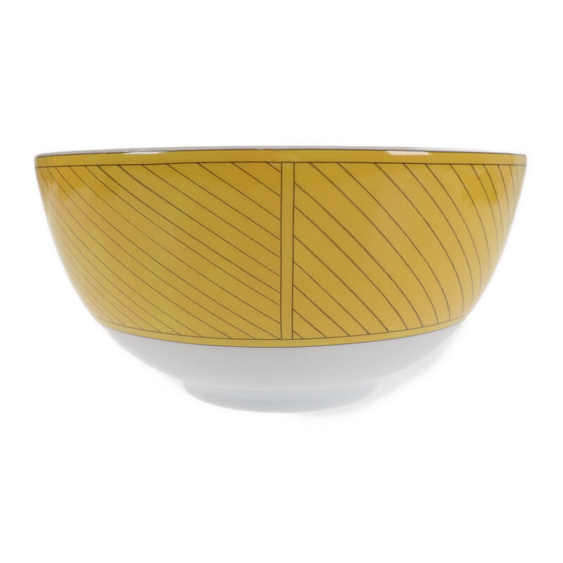 エルメス HERMES ソレイユ ドゥ エルメス ラージボウル  046083P 食器 磁器 イエロー レディース【中古】【Sランク】