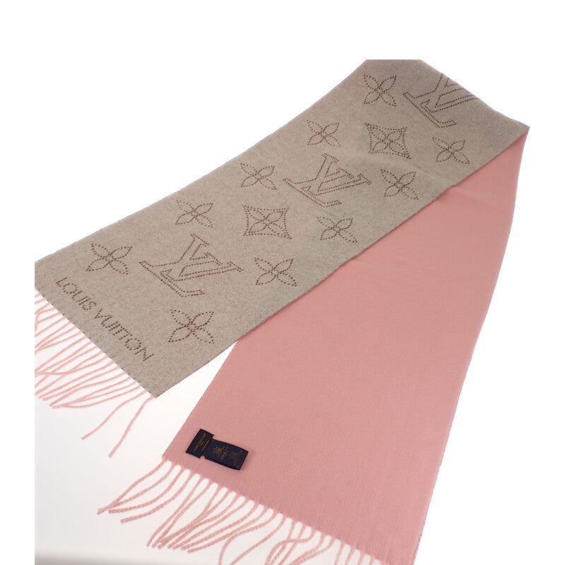 美品★LOUIS VUITTON ルイヴィトン 2024年製 M79213 フライト・モード. マフラー・LV メダリオン ウール ベージュ/ローズ 現行品  フリンジ付 箱付き イタリア製 正規品 レディース ルイヴィトン コピー マフラー・LV メダリオン M79213 M79215 M79212