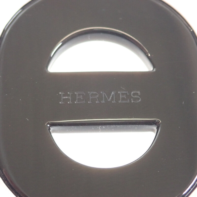 エルメス HERMES フィデリオ・ヴィラージュGM ラージ ネックレス バッファローホーン ラッカーウッド ピンク レディース【中古】【ABランク】