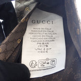 【SAランク】グッチ GUCCI GGシルクジャカード 744379_4E217_9565 ネクタイ シルク ブラウン キャメル メンズ 【ISEYA】