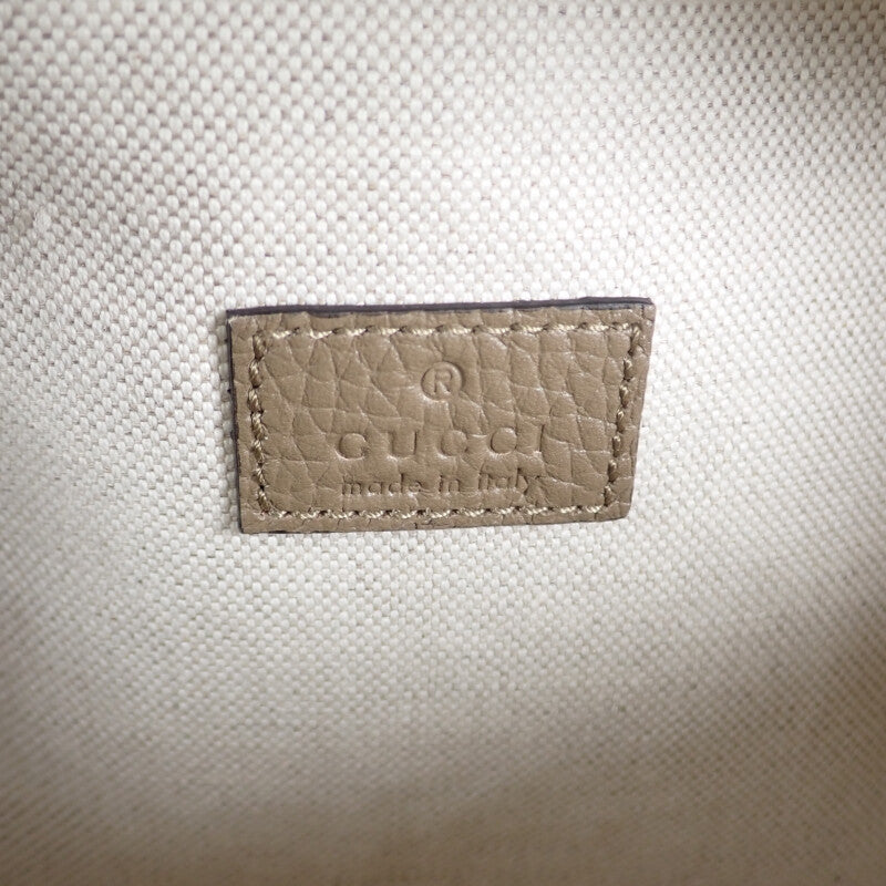 グッチ GUCCI ジャンボGGベルトバッグ 645093 ボディバッグ レザー ブラウン メンズ【中古】【Aランク】