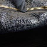 【Aランク】プラダ PRADA ヴィッテロダイノレザー 1BG384_2DKV_F0002 トートバッグ 牛革 ブラック オープン ゴールド金具 レディース 【ISEYA】