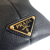 【Aランク】プラダ PRADA ヴィッテロダイノレザー 1BG384_2DKV_F0002 トートバッグ 牛革 ブラック オープン ゴールド金具 レディース 【ISEYA】