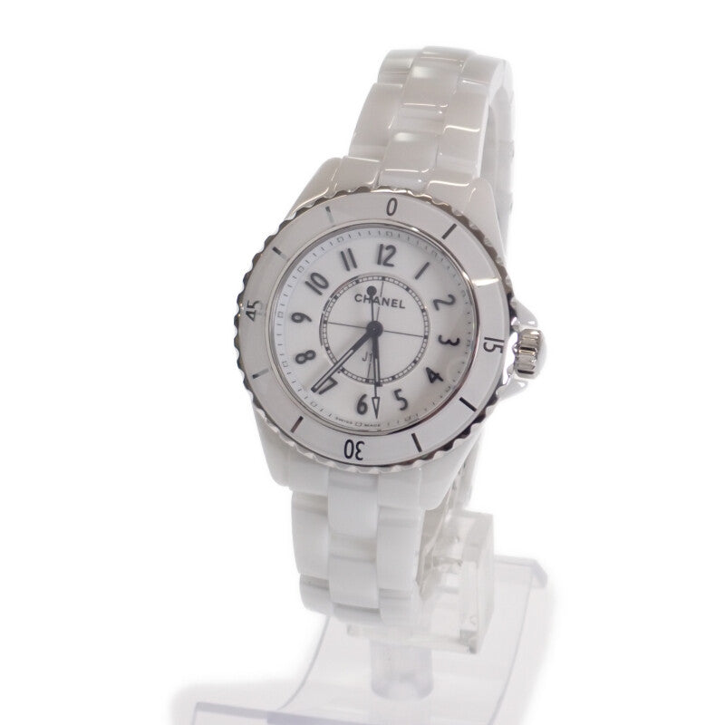 J12 レディース 腕時計 H5698 ステンレス セラミック 白 ホワイト文字盤 クォーツ【ISEYA】