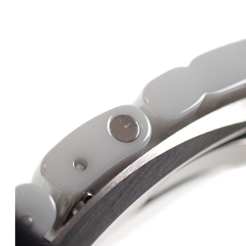 【並行輸入品】シャネル CHANEL J12 H5698 腕時計 ステンレススチール セラミック クオーツ ホワイト文字盤 レディース【中古】【Aランク】