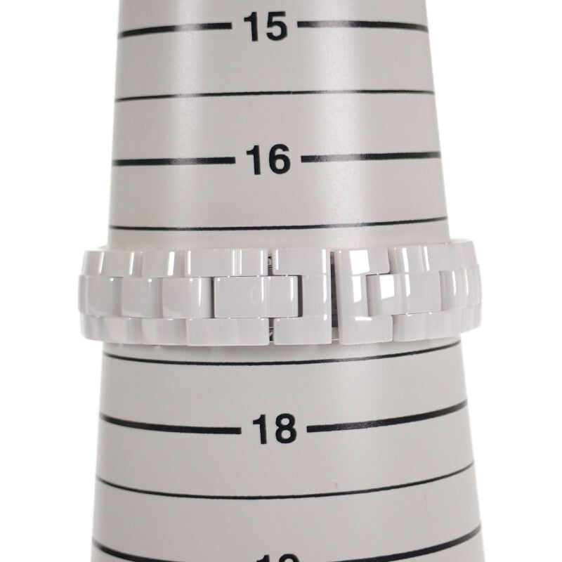 【並行輸入品】シャネル CHANEL J12 H5698 腕時計 ステンレススチール セラミック クオーツ ホワイト文字盤 レディース【中古】【Aランク】