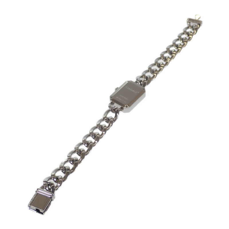シャネル CHANEL プルミエール H3248 腕時計 ステンレススチール クオーツ ブラック文字盤 レディース【中古】【ABランク】