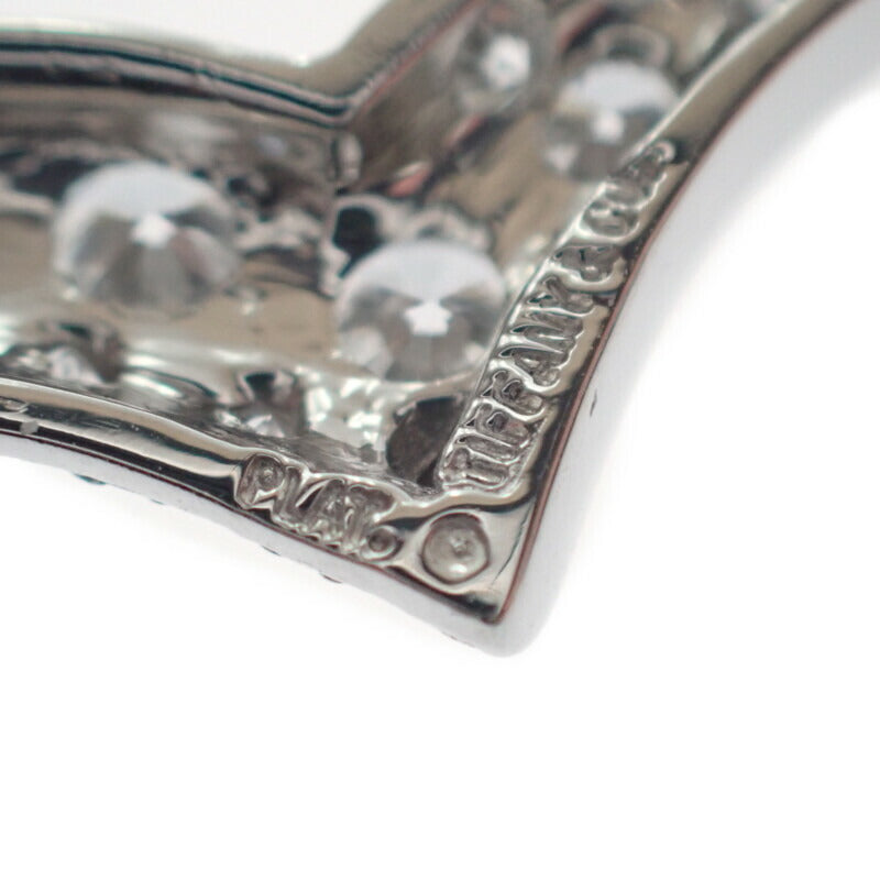 ティファニー TIFFANY&Co. シーガル パヴェ カモメ ブローチ Pt850プラチナ ダイヤモンド レディース【中古】【Aランク】
