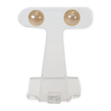 【中古】 デザインジュエリー スタッド ピアス K18イエローゴールド ゴールデンパール レディース【Aランク】