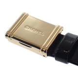 【Aランク】シャネル CHANEL プルミエール H0090 腕時計 K18イエローゴールド レザー クオーツ ブラック文字盤 レディース【ISEYA】