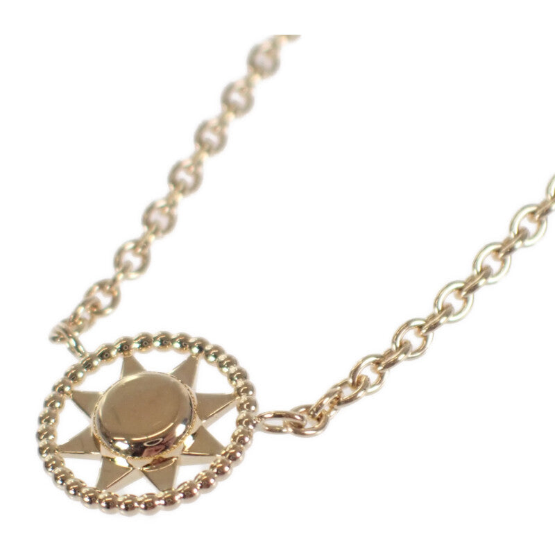 Dior Rose des Vents JRDV95137 Necklace K18 Yellow Gold Diamond Gold Women's Men's [Used] [A Rank]