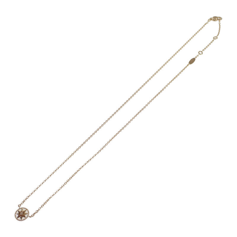 Dior Rose des Vents JRDV95137 Necklace K18 Yellow Gold Diamond Gold Women's Men's [Used] [A Rank]