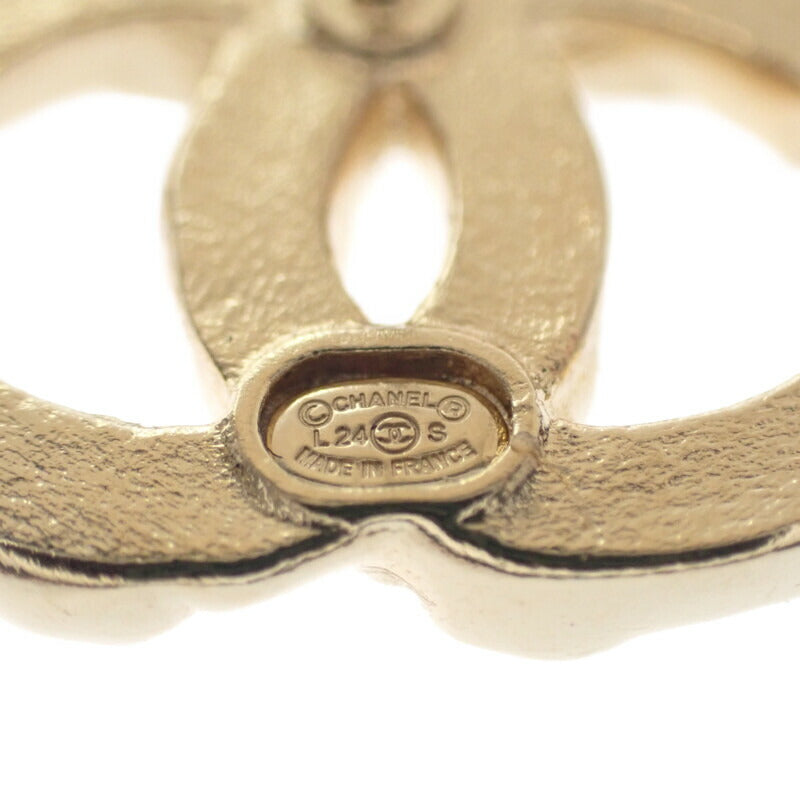シャネル CHANEL ココマーク ABD310_B16658 ピアス メタル クリスタル ゴールド レディース【中古】【Aランク】