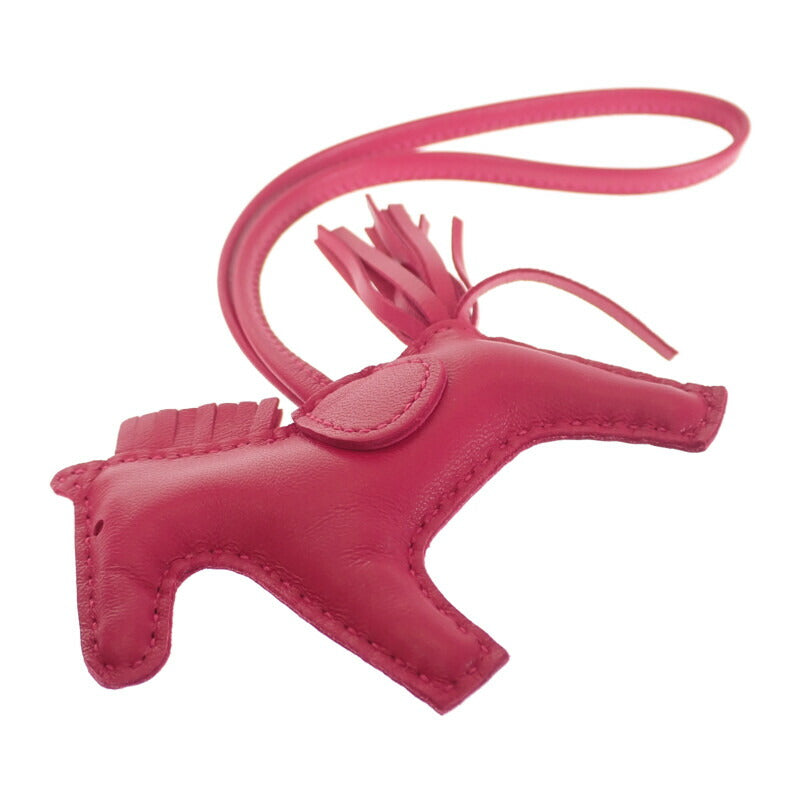 エルメス HERMES ロデオチャームPM バッグチャーム アニューミロ ローズメキシコ レディース【中古】【Aランク】