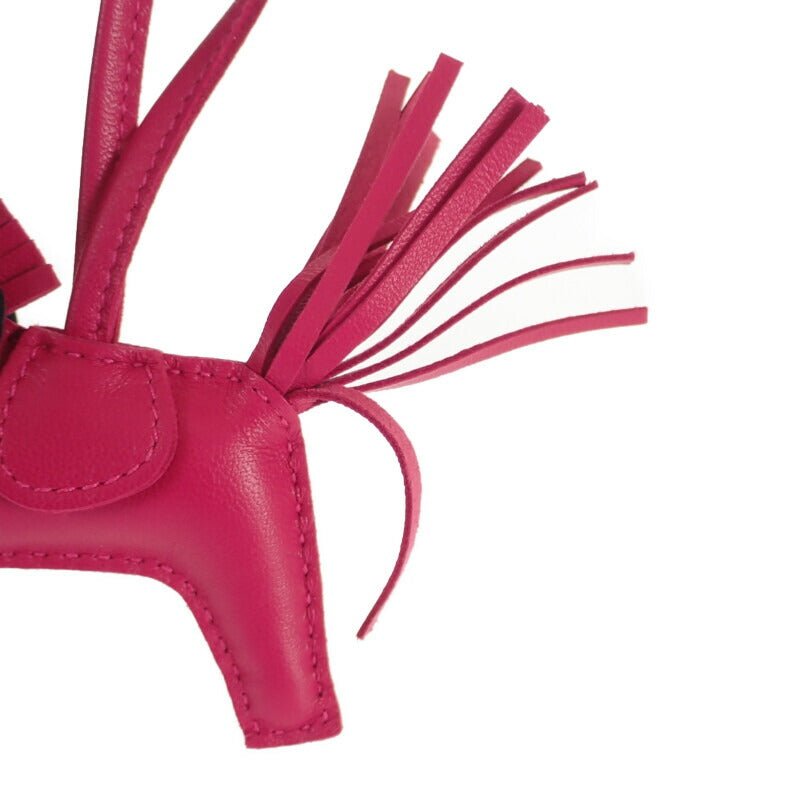 エルメス HERMES ロデオチャームPM バッグチャーム アニューミロ ローズメキシコ レディース【中古】【Aランク】