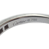 【Aランク】カルティエ CARTIER バレリーナ ソリテール リング K18ホワイトゴールド ダイヤモンド #48 レディース【ISEYA】