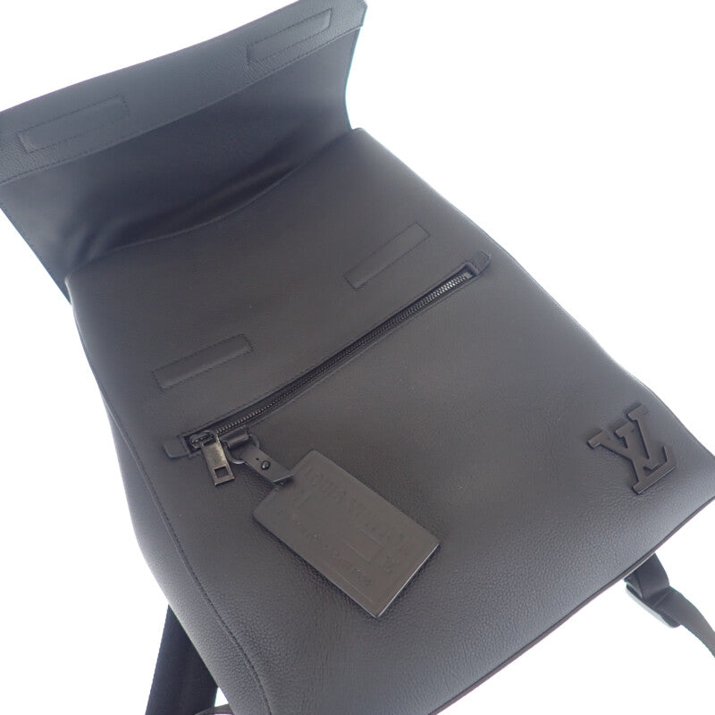 ルイヴィトン LOUIS VUITTON ファストライン バッグパック LV アエログラム M21367 リュック・デイパック カーフ ブラック メンズ【中古】【ABランク】