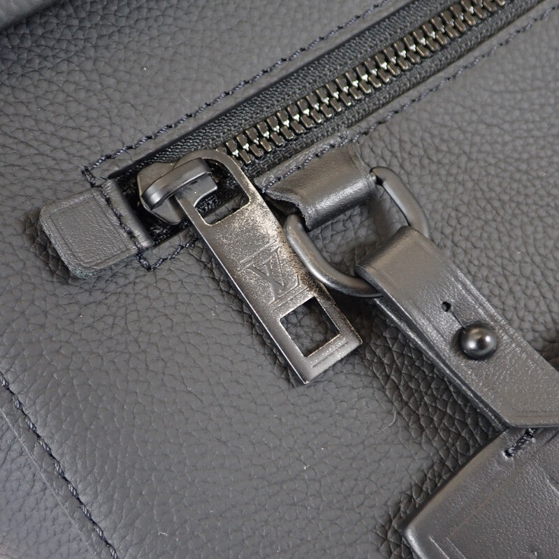 ルイヴィトン LOUIS VUITTON ファストライン バッグパック LV アエログラム M21367 リュック・デイパック カーフ ブラック メンズ【中古】【ABランク】