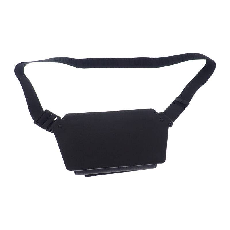 ルイヴィトン LOUIS VUITTON テイクオフ・スリング M57081 ボディバッグ グレインカーフレザー ブラック メンズ【中古】【Aランク】