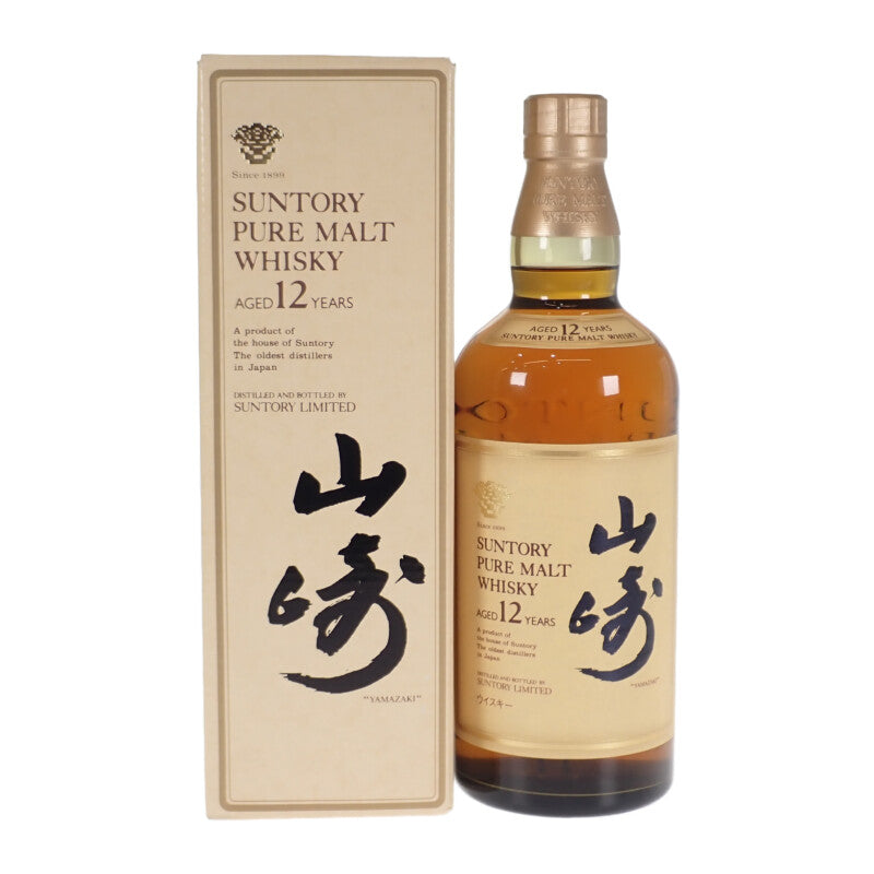 SUNTORY サントリー 山崎12年 ピュアモルト お酒 アルコール 43% 700ml ウイスキー【中古】【Sランク】