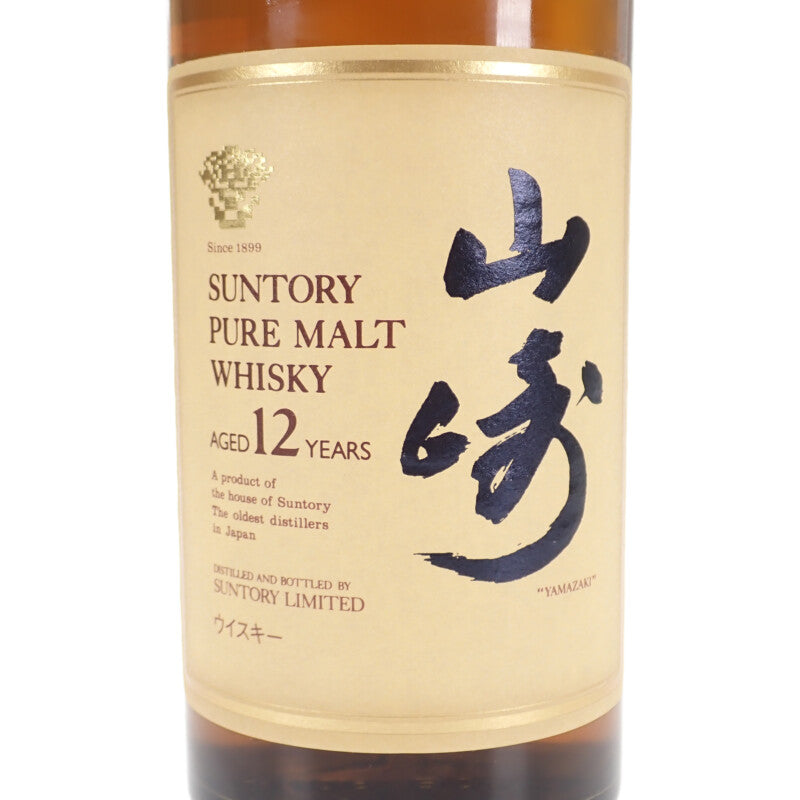 SUNTORY 山崎 12年 ピュアモルト ウイスキー 700ml 43％ SUNTORY サントリー 山崎12年 ピュアモルト お酒 アルコール 43% 700ml