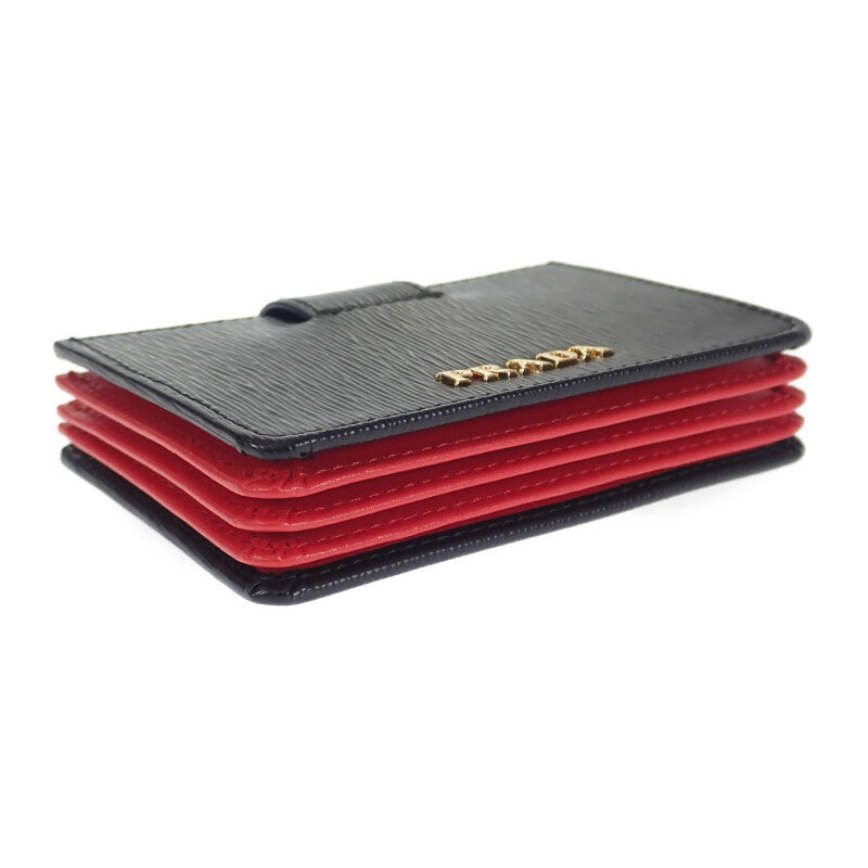 プラダ PRADA アコーディオンバイカラー 1MC211 カードケース ヴィッ
