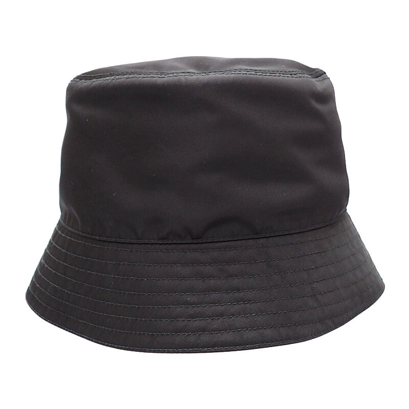 プラダ PRADA Re-Nylon バケットハット L 2HC137_2DRT_F0002 ハット ナイロン ブラック メンズ レディース【中古】【Aランク】