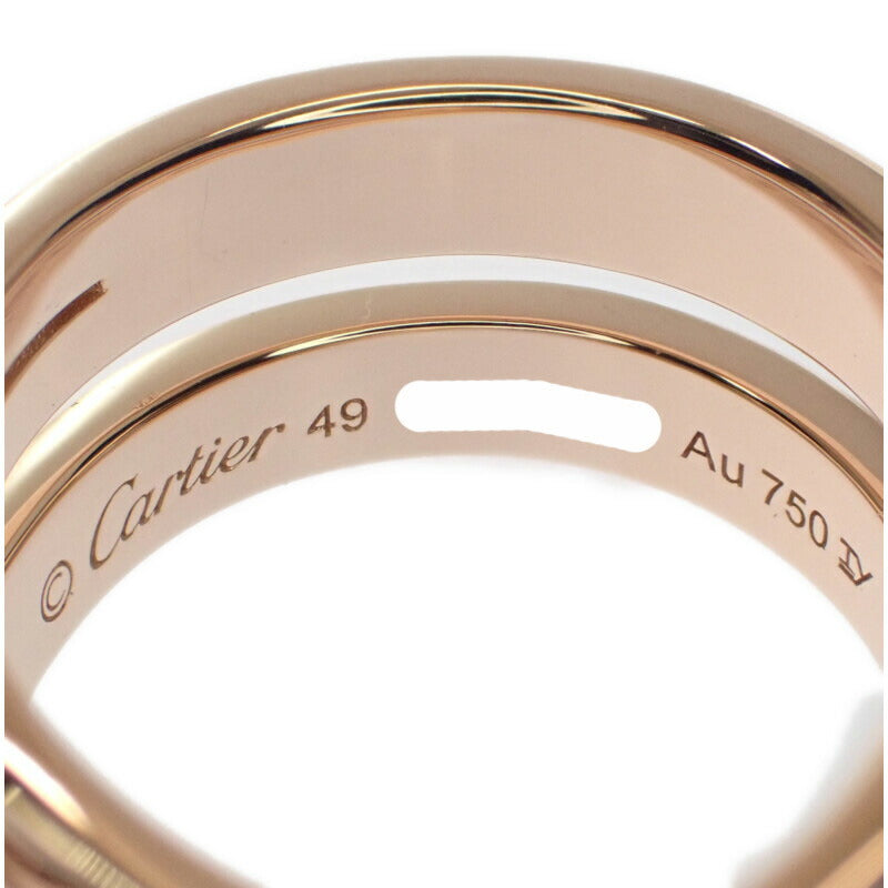 カルティエ　ホワイトゴールドリング　9号 Cartier（カルティエ） ラニエール リング 指輪 9号 18金 K18ホワイト