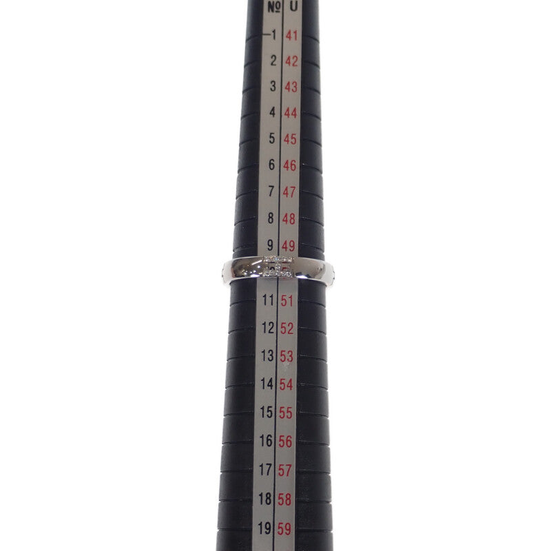 エルメス HERMES ヘラクレス ミニ 11PD 10号 リング K18ホワイトゴールド ダイヤモンド レディース【中古】【Aランク】