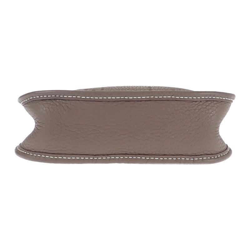 エルメス HERMES エヴリン TPM ショルダーバッグ トリヨンクレマンス エトゥープ ブルーインディゴ シルバー金具 レディース【中古】【Aランク】