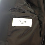 【SAランク】セリーヌ CELINE チェスターコート アウター エディ期 2019SS トレンチコート ウール ポリエステル ブラック レディース【ISEYA】