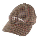 【Aランク】セリーヌ CELINE 2AUS9024K.04FB キャップ ウール キャメル M レディース 【ISEYA】