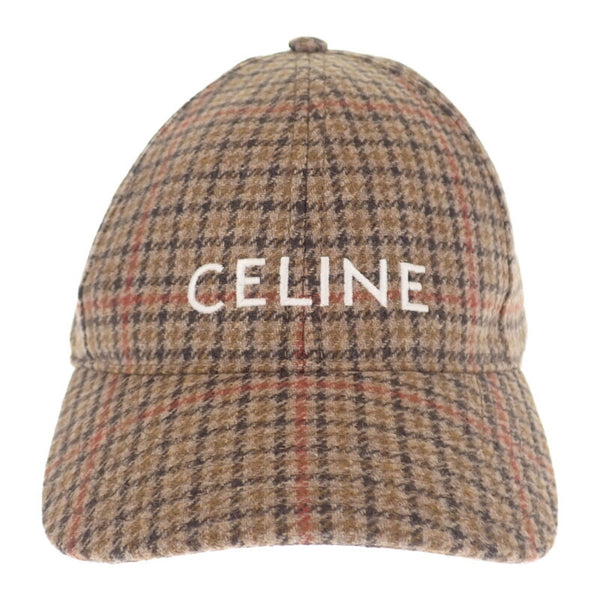 【Aランク】セリーヌ CELINE 2AUS9024K.04FB キャップ ウール キャメル M レディース 【ISEYA】