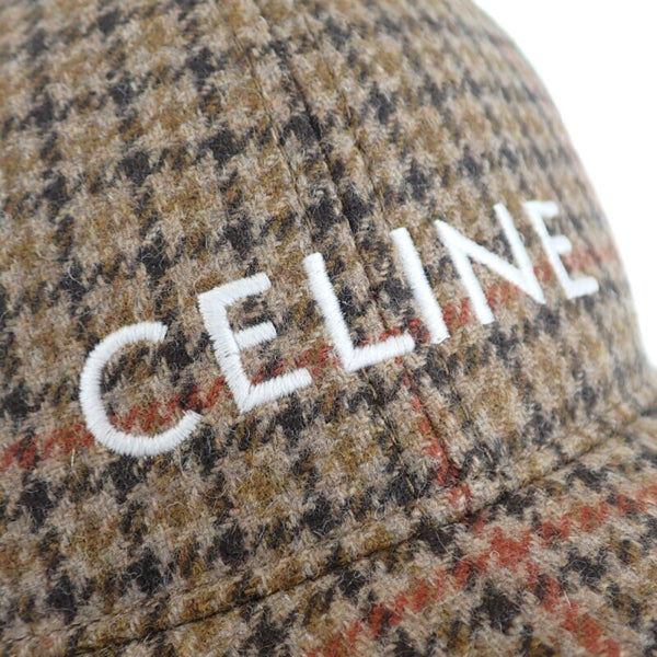 【Aランク】セリーヌ CELINE 2AUS9024K.04FB キャップ ウール キャメル M レディース 【ISEYA】