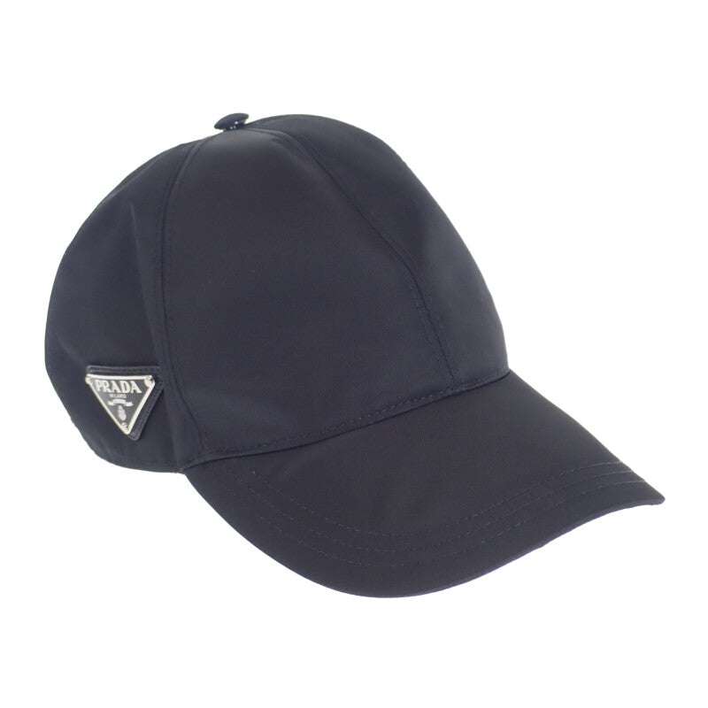 Re-Nylon ベースボール キャップ 帽子 1HC274_2DMI_F0002 ナイロン ブラック Sサイズ レディース メンズ【ISEYA】