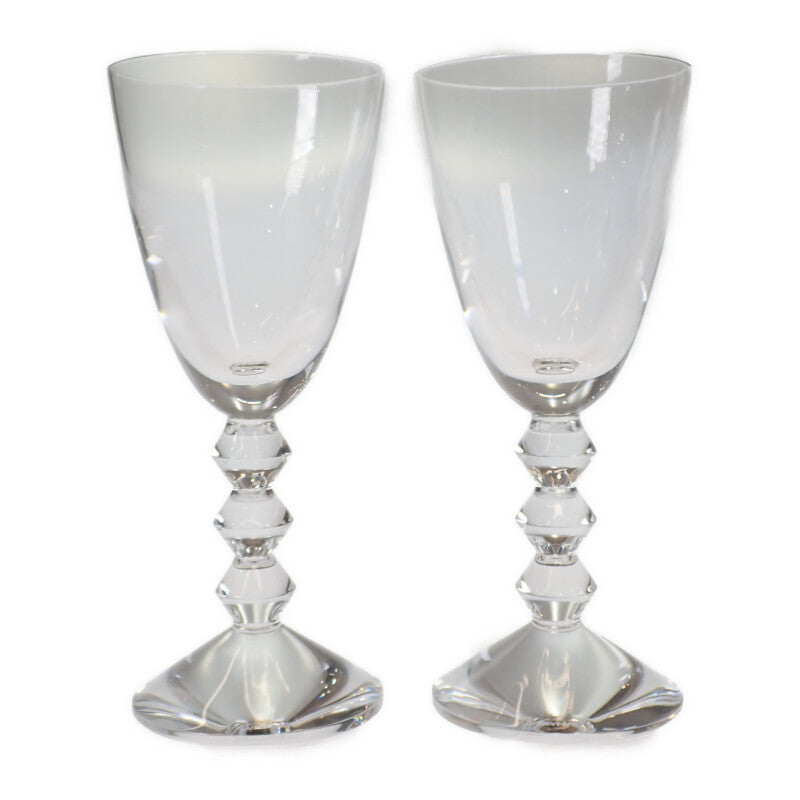 【中古】バカラ Baccarat ベガ ワイン ペア 2客セット グラス クリスタルガラス メンズ レディース【SAランク】