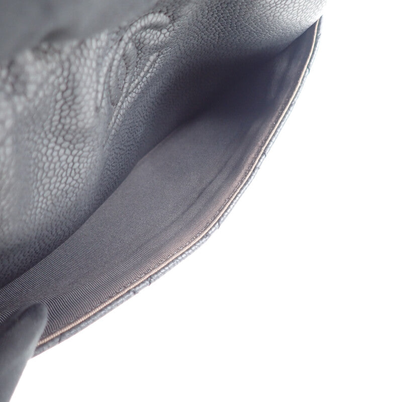 シャネル CHANEL マトラッセ カメラバッグ チェーン A57719 ショルダーバッグ キャビアスキン ブラック ゴールド金具 レディース【中古】【Bランク】